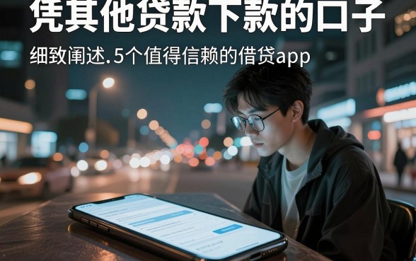 凭其他贷款下款的口子，细致阐述5个值得信赖的借贷app