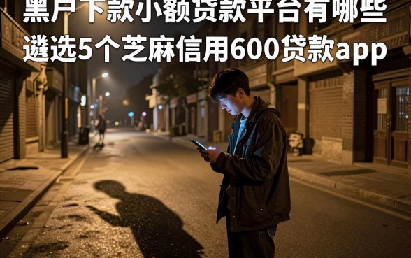黑户下款小额贷款平台有哪些，遴选5个芝麻信用600贷款app