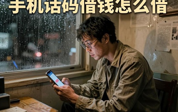 手机话码借钱怎么借,罗列五个逾期必下款的口子