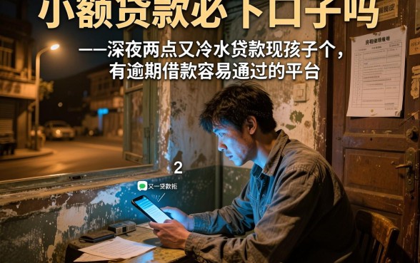 小额贷款必下口子吗,规整五个有逾期借款容易通过的平台