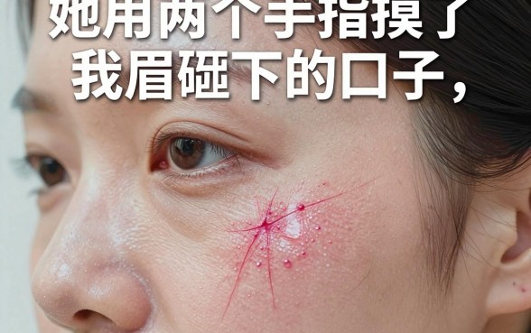 她用两个手指摸了我眉毛下的口子,热忱推荐五个1000至5000的小额贷款软件