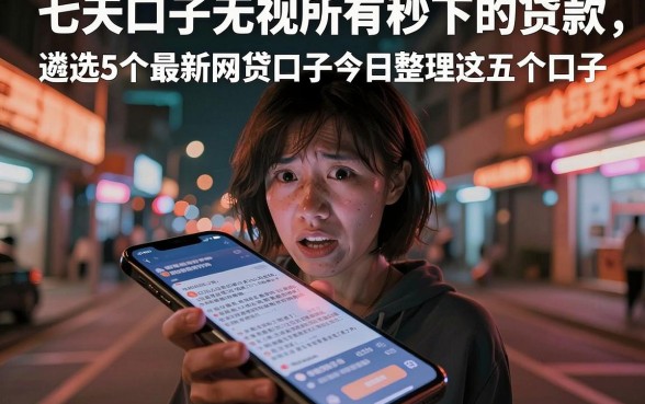 七天口子无视所有秒下的贷款，遴选5个最新网贷口子今日整理这五个口子