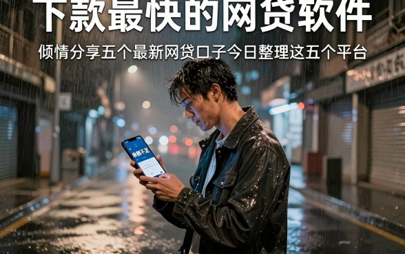 下款最快的网贷软件，倾情分享五个最新网贷口子今日整理这五个平台