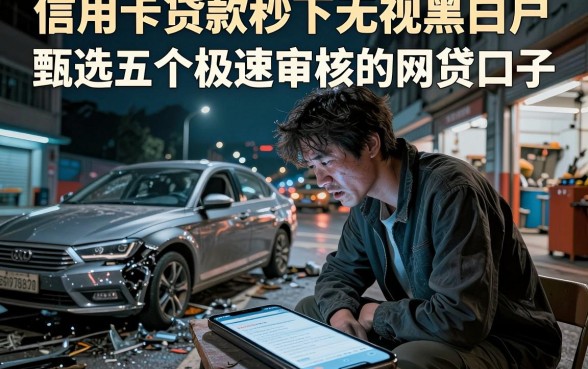 信用卡贷款秒下无视黑白户,甄选五个极速审核的网贷口子