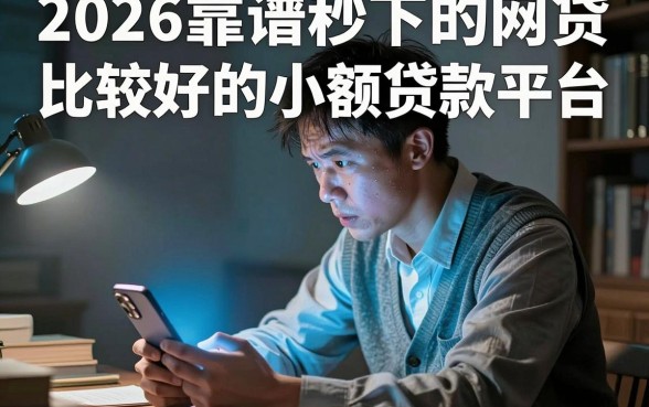 2026靠谱秒下的网贷,概括5个比较好的小额贷款平台