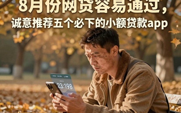 8月份网贷容易通过,诚意推荐五个必下的小额贷款app