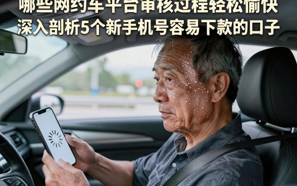 哪些网约车平台审核过程轻松愉快，深入剖析5个新手机号容易下款的口子