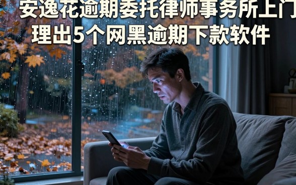 安逸花逾期委托律师事务所上门,理出5个网黑逾期下款软件