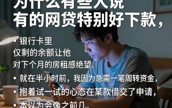 为什么有些人说有的网贷特别好下款，详尽说明五个靠谱借钱网贷软件