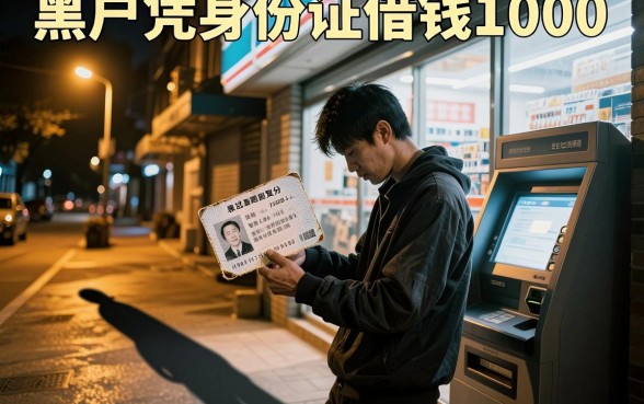 黑户凭身份证借钱1000,深入剖析五个急用不求评分快借无忧的平台