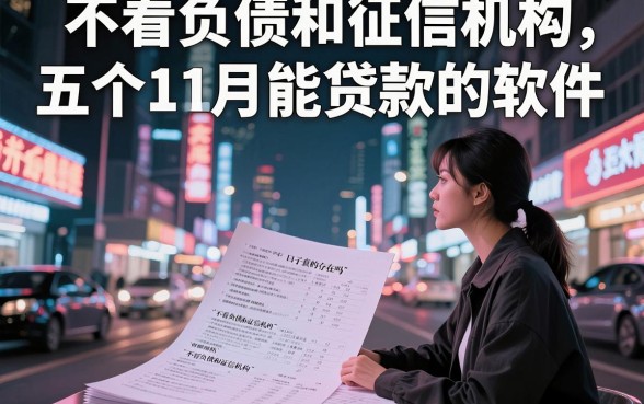 不看负债和征信机构，详尽说明五个11月能贷款的软件