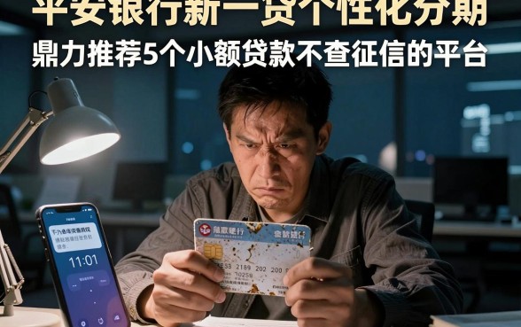 平安银行新一贷个性化分期,鼎力推荐5个小额贷款不查征信的平台