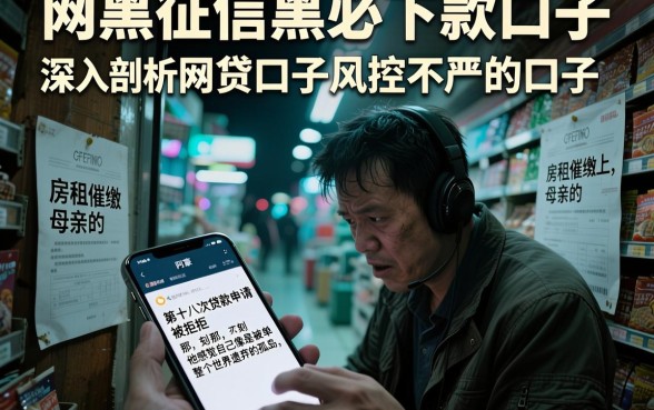 网黑征信黑必下款口子,深入剖析五个网贷口子风控不严的口子