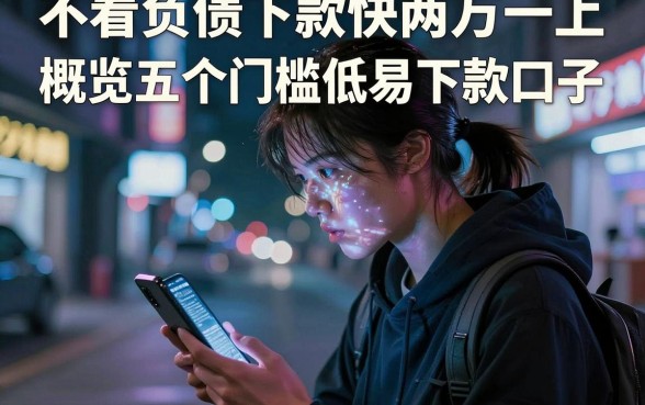 不看负债下款快两万一上，概览五个门槛低易下款口子