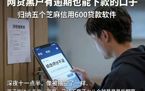 网贷黑户有逾期也能下款的口子,归纳五个芝麻信用600贷款软件