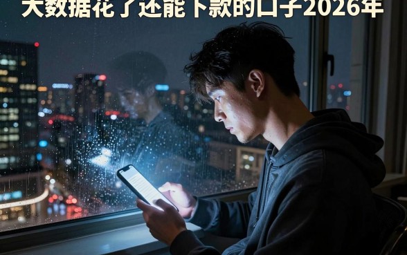 大数据花了还能下款的口子2026年,详细阐述5个不看征信无视黑白百分百下款网贷平台