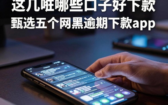 这几天哪些口子好下款，甄选五个网黑逾期下款app