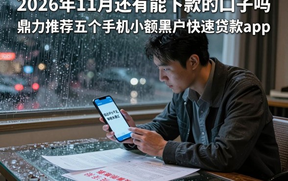 2026年11月还有能下款的口子吗,鼎力推荐五个手机小额黑户快速贷款app