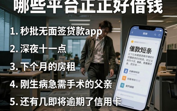 哪些平台正规好借钱,条列5个秒批无面签贷款app