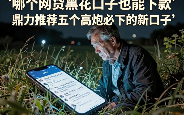 哪个网贷黑花口子也能下款,鼎力推荐五个高炮必下的新口子