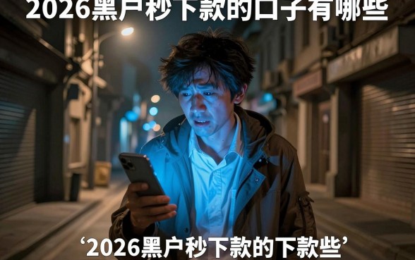 2026黑户秒下款的口子有哪些,规整五个无视黑白百分百下款的借款软件