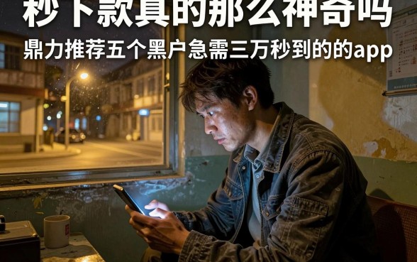 秒下款真的那么神奇吗，鼎力推荐五个黑户急需三万秒到的的app
