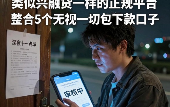 类似兴融贷一样的正规平台，整合5个无视一切包下款口子