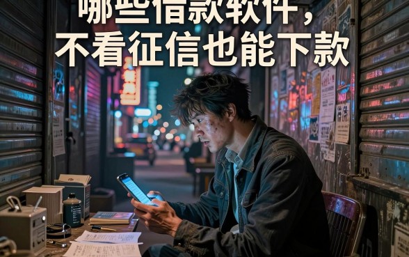 哪些借款软件不看征信也能下款，理出五个黑户借款必下口子