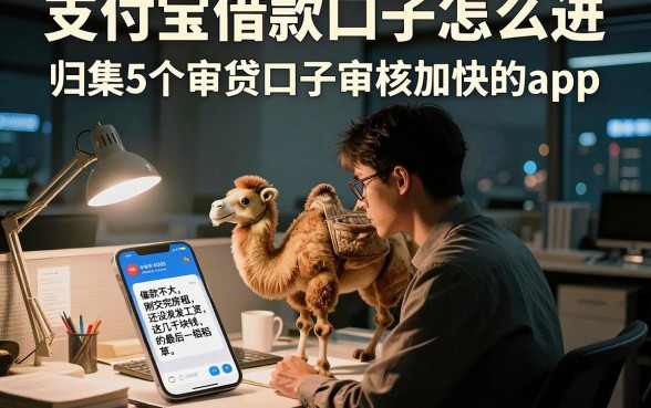 支付宝借款口子怎么进,归集5个审贷口子审核加快的app
