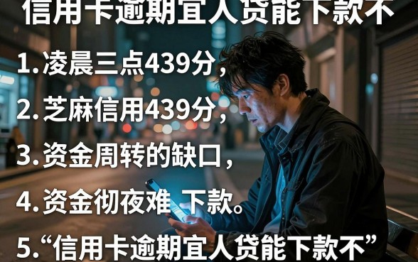 信用卡逾期宜人贷能下款不,细致阐述五个芝麻信用439分下款的app
