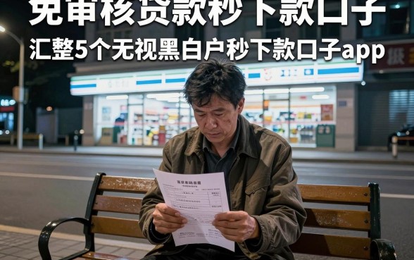 免审核贷款秒下款口子,汇整5个无视黑白户秒下款口子app
