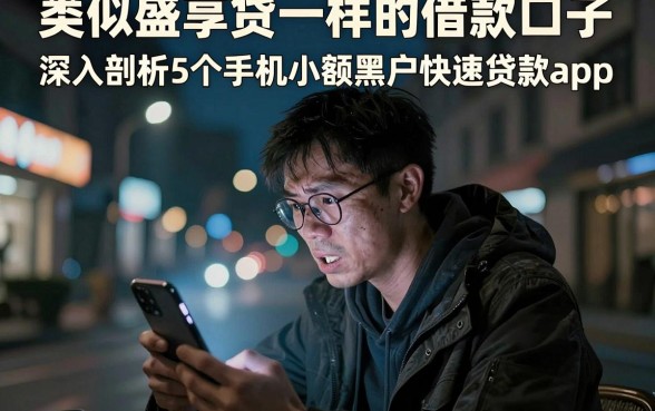 类似盛享贷一样的借款口子,深入剖析5个手机小额黑户快速贷款app