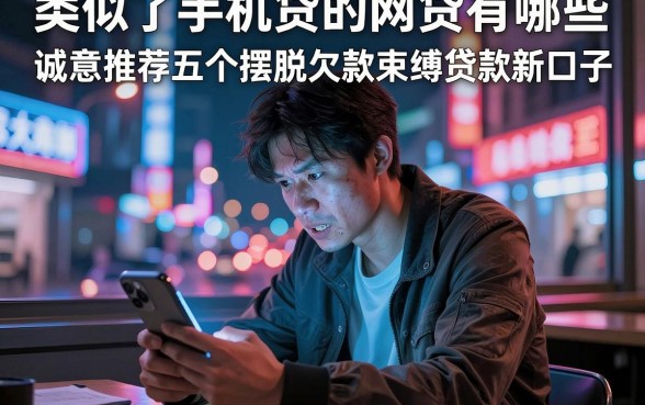 类似于手机贷的网贷有哪些,诚意推荐五个摆脱欠款束缚贷款新口子