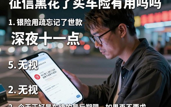 征信黑花了买车险有用吗吗,详尽说明5个无视评分的贷款app