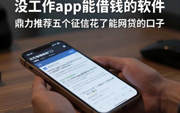没工作app能借钱的软件,鼎力推荐五个征信花了能网贷的口子