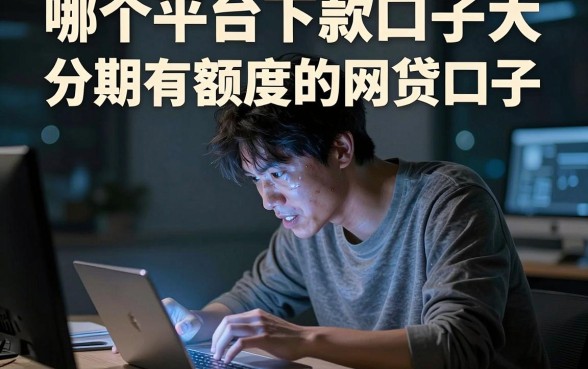 哪个平台下款口子大,整理五个分期有额度的网贷口子