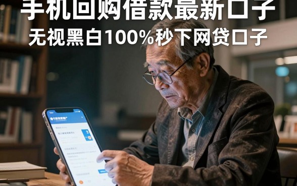 手机回购借款最新口子，归纳五个无视黑白100%秒下网贷口子