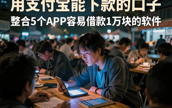 用支付宝能下款的口子,整合5个APP容易借款1万块的软件