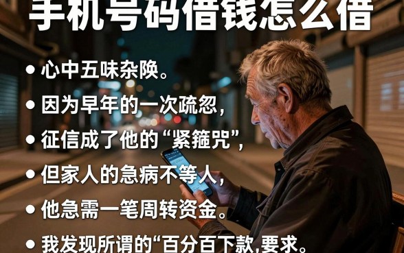 手机号码借钱怎么借,理出五个真正无视风控黑白的网贷平台