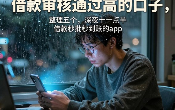 借款审核通过高的口子,整理五个借款秒批秒到账的app