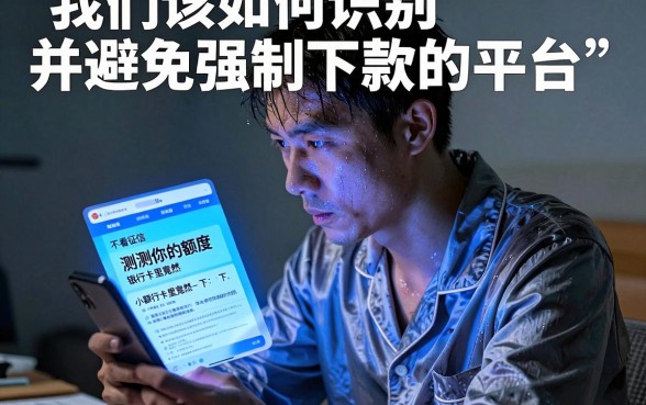 我们该如何识别并避免强制下款的平台,胪列五个不看征信小额借钱的口子