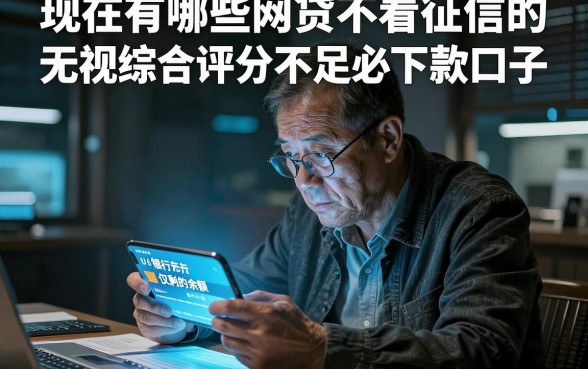现在有哪些网贷不看征信的,揭秘五个无视综合评分不足必下款口子
