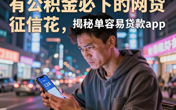 有公积金必下的网贷,征信花,揭秘五个简单容易贷款app
