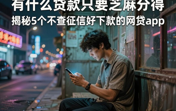 有什么贷款只要芝麻分得,揭秘5个不查征信好下款的网贷app