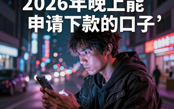 2026年晚上能申请下款的口子,概览五个不看征信无视黑白百分百下款