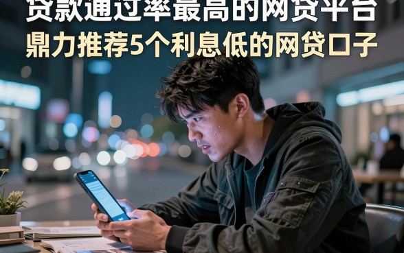 贷款通过率最高的网贷平台,鼎力推荐5个利息低的网贷口子