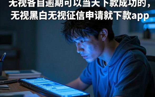 无视各自逾期可以当天下款成功的,整合五个无视黑白无视征信申请就下款的app