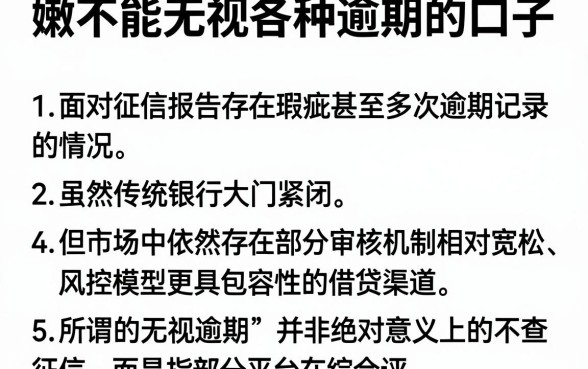 嫩不能无视各种逾期的口子,详细阐述5个分期有额度的网贷平台