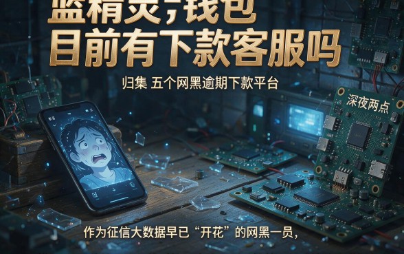 蓝精灵钱包目前有下款客服吗,归集五个网黑逾期下款平台