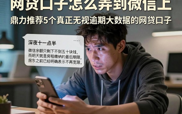 网贷口子怎么弄到微信上，鼎力推荐5个真正无视逾期大数据的网贷口子